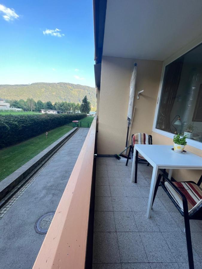 בודנסדורף Kaernten Ossiacher See Apartment Zwei Zimmer Ferienwohnung Direkter Seezugang Strand Beheizte Schwimmhalle מראה חיצוני תמונה