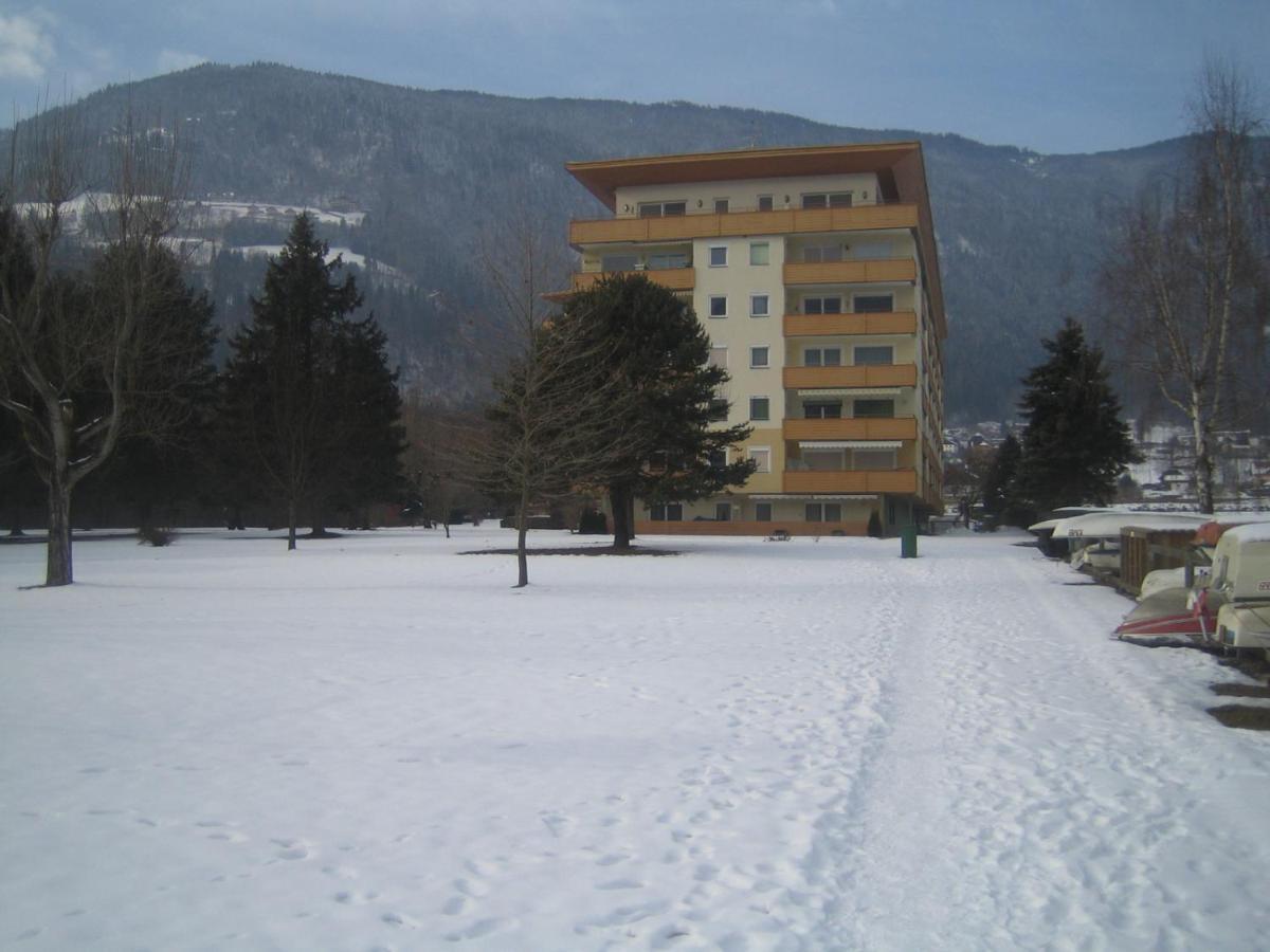 בודנסדורף Kaernten Ossiacher See Apartment Zwei Zimmer Ferienwohnung Direkter Seezugang Strand Beheizte Schwimmhalle מראה חיצוני תמונה